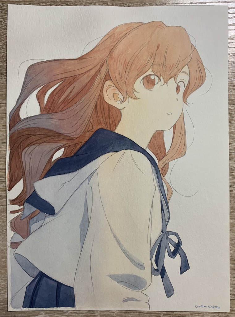フレーム無し　イラスト原画　9/29