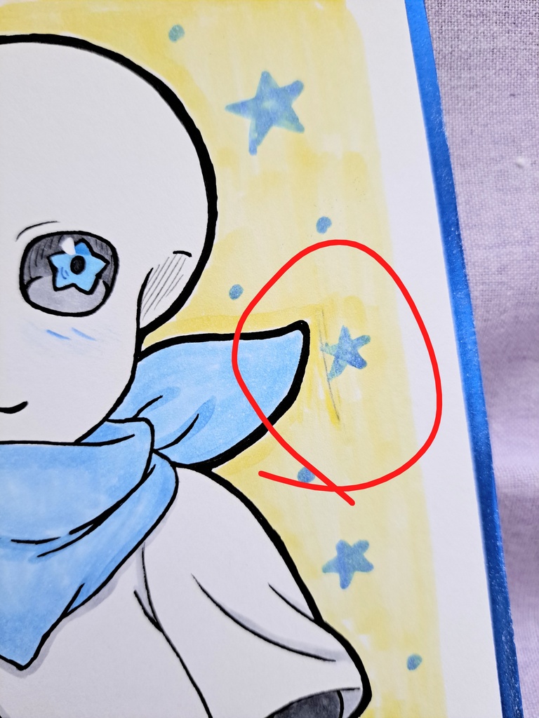 色紙①(ブルーベリー)