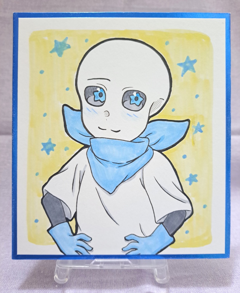 色紙①(ブルーベリー)