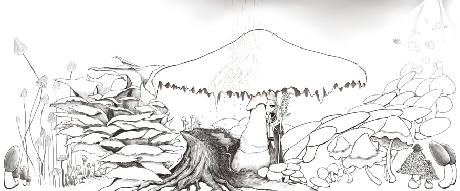 きのこ教マグカップ