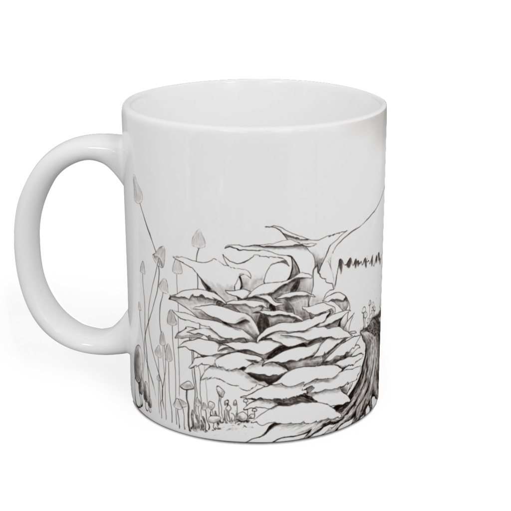 きのこ教マグカップ