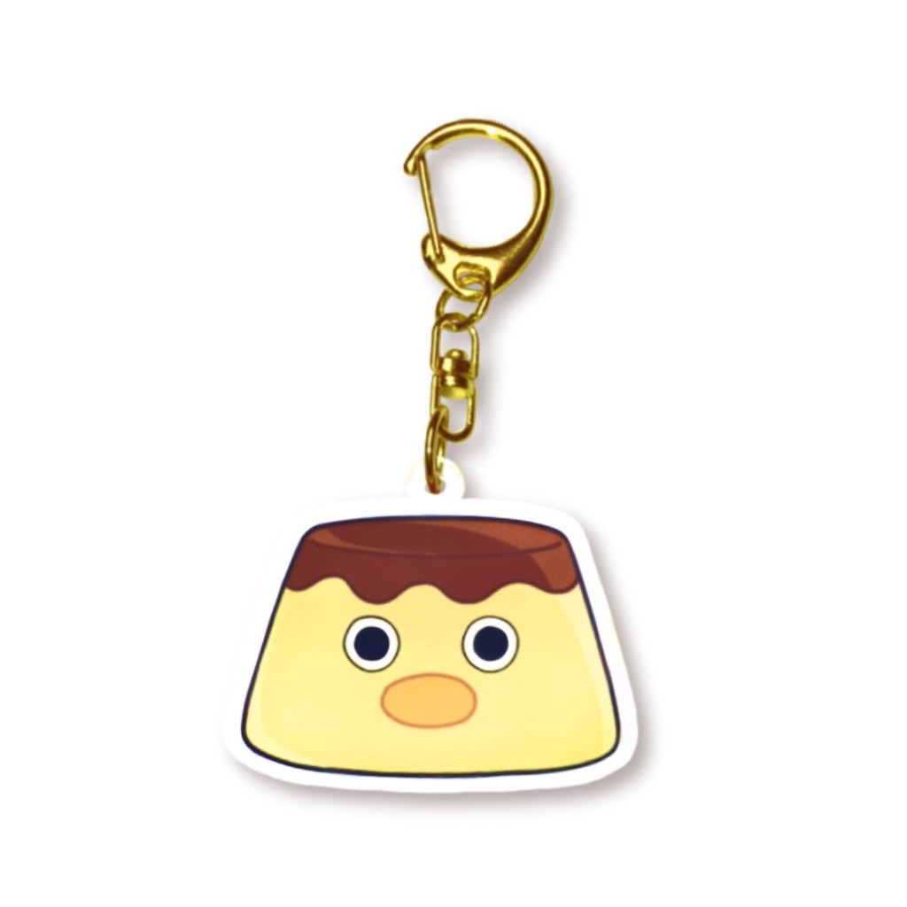 プリンくんアクキー