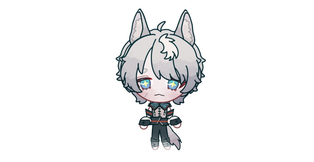 【汎用モデル】おおかみおばけくん【VtubeStudio対応】