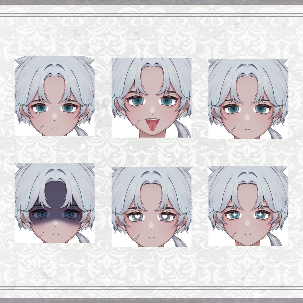 【汎用モデル】褐色の少年【VtubeStudio対応】