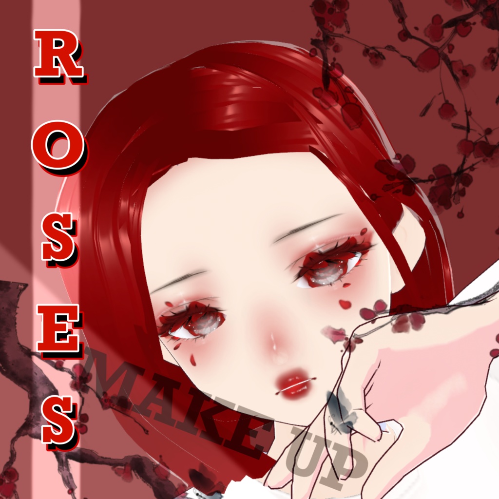 🌹Roses makeup ローズメイク 🌹