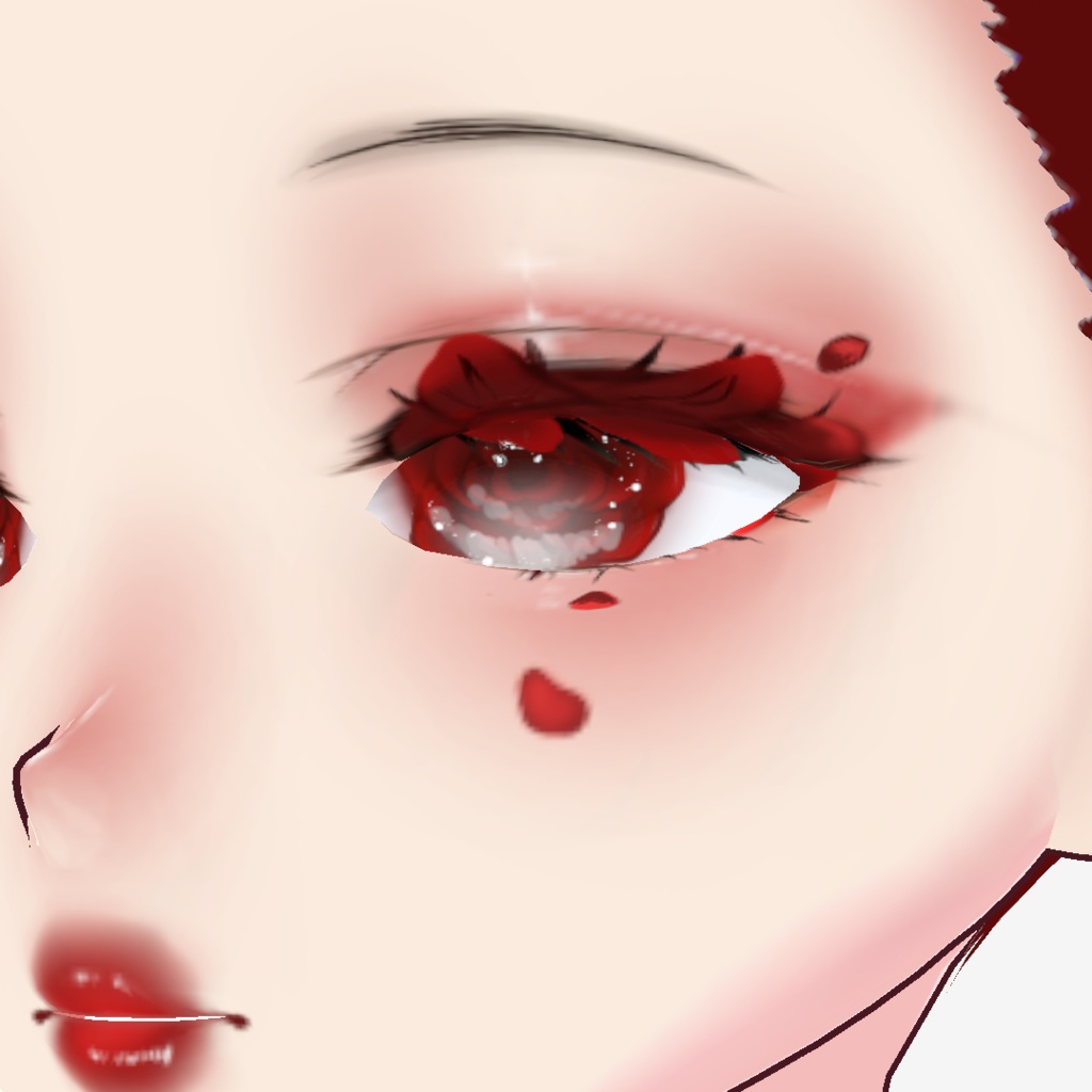 🌹Roses makeup ローズメイク 🌹