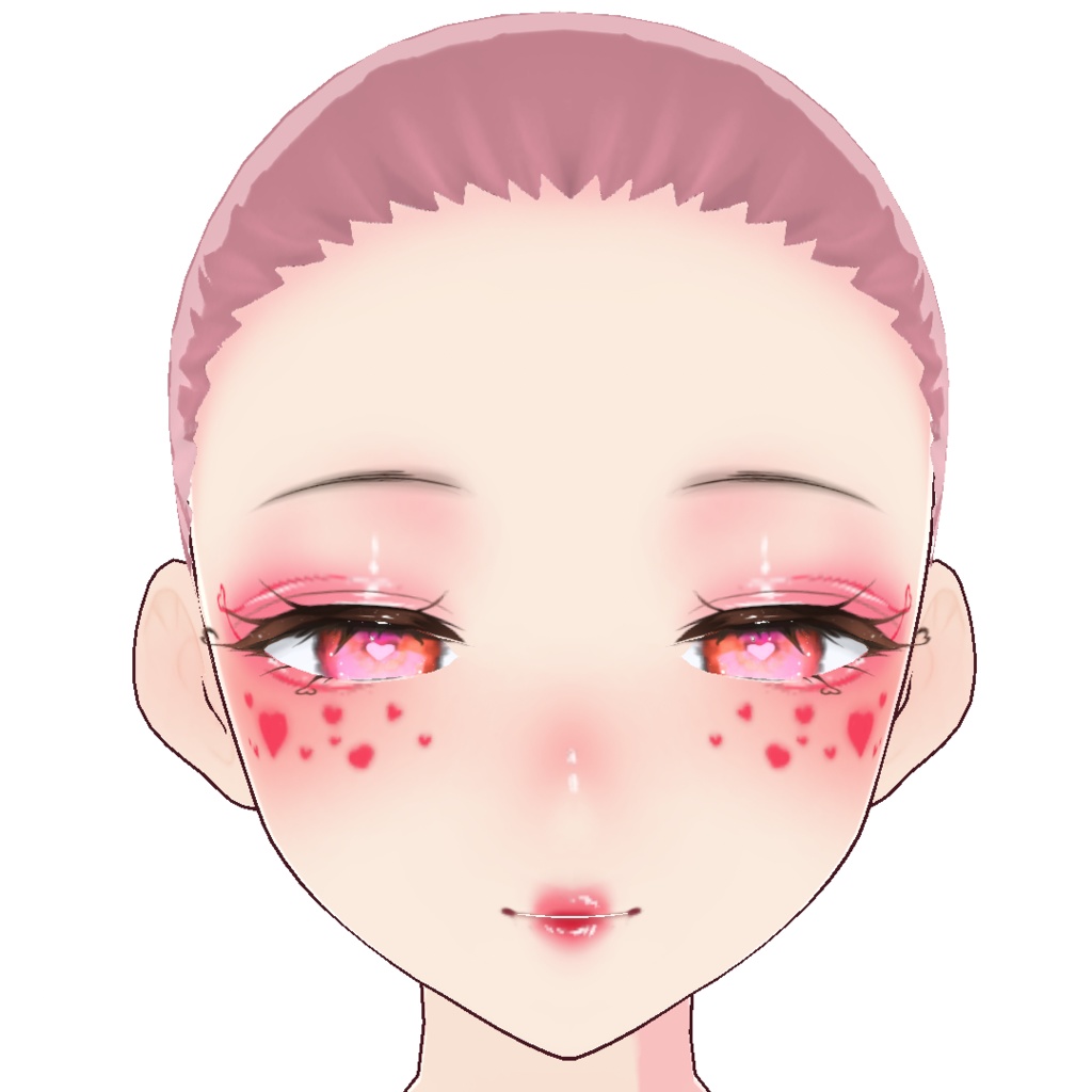 🩷 Heart makeup ハートメイク 🩷
