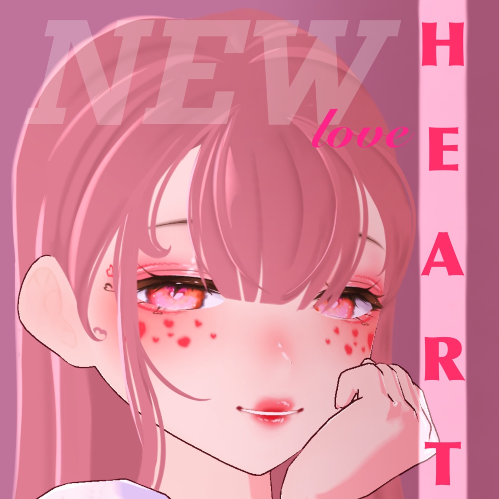 🩷 Heart makeup 🩷 (VRoid)
