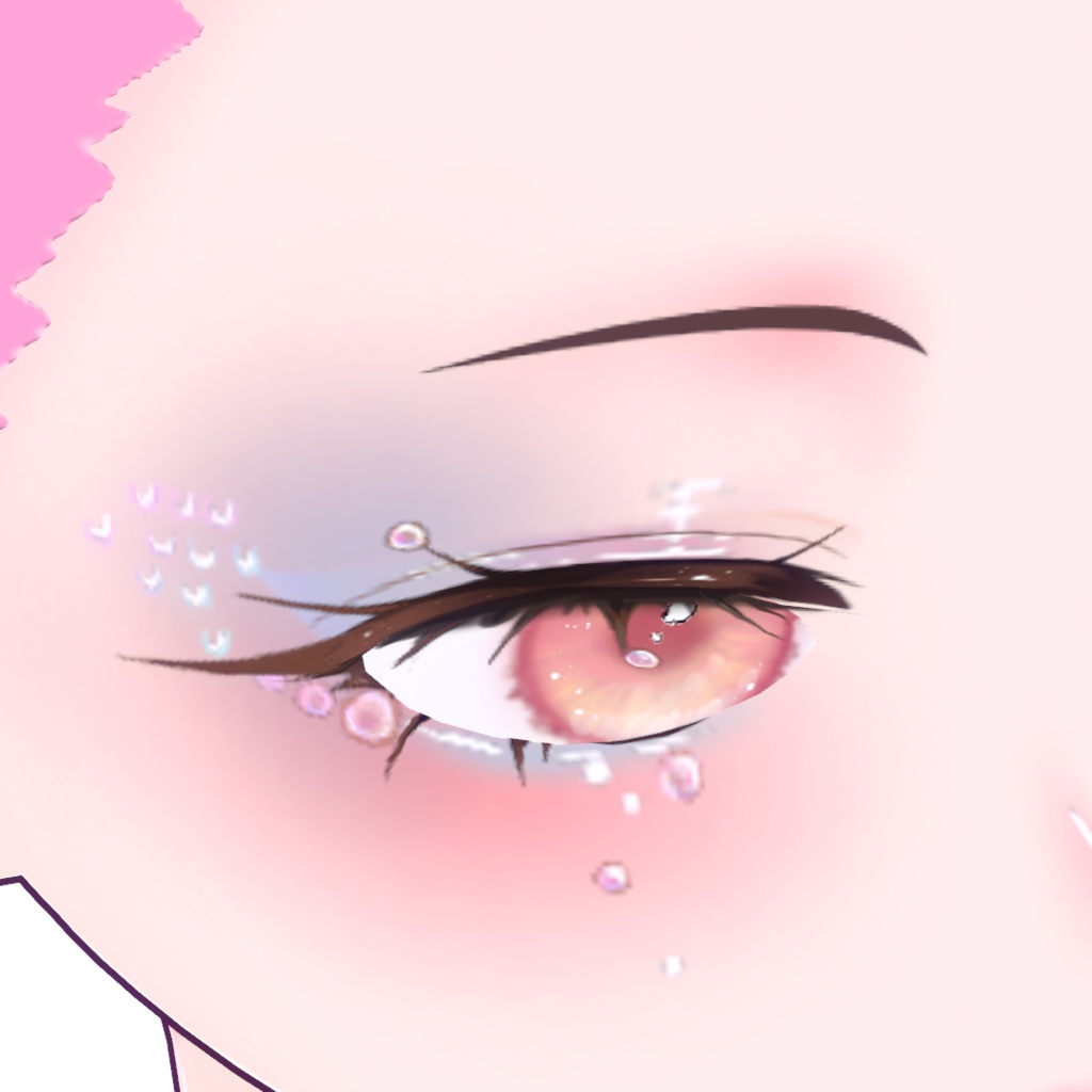 🧜♀️Mermaid tears make up 人魚の涙 🧜♀️