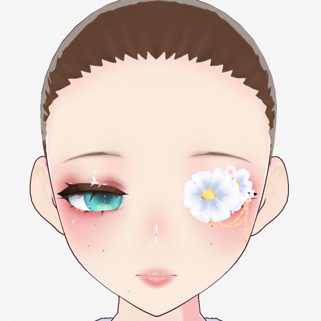 🌸Flowers eye patch🌸 花型の眼帯🌸