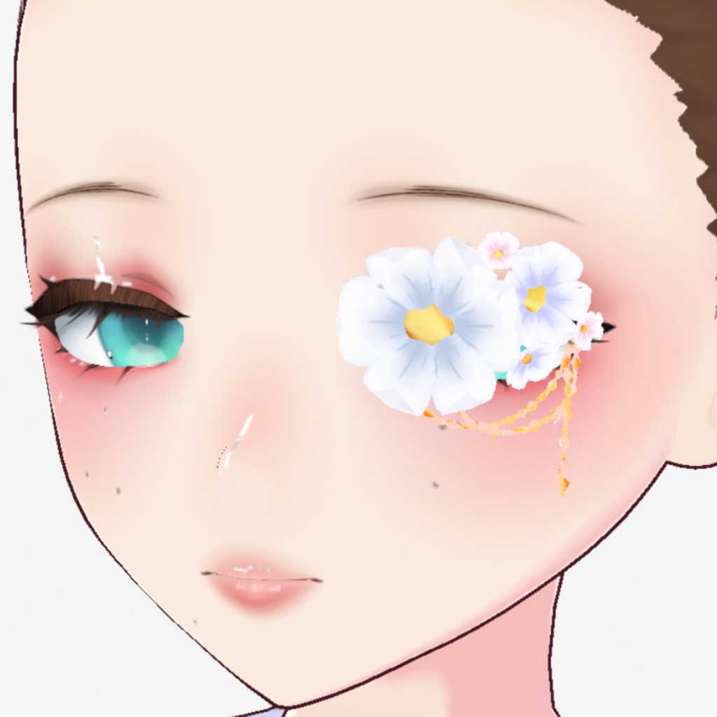 🌸Flowers eye patch🌸 花型の眼帯🌸