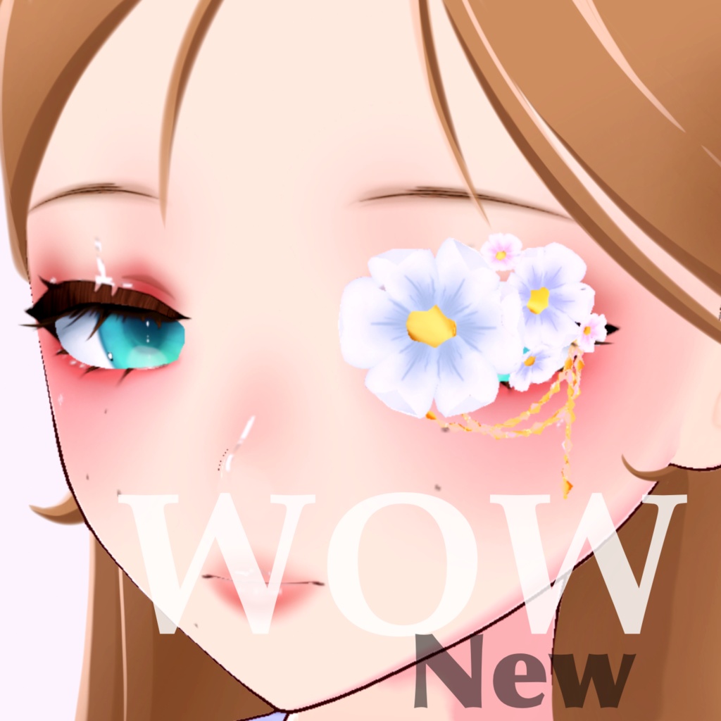 🌸Flowers eye patch🌸 花型の眼帯🌸