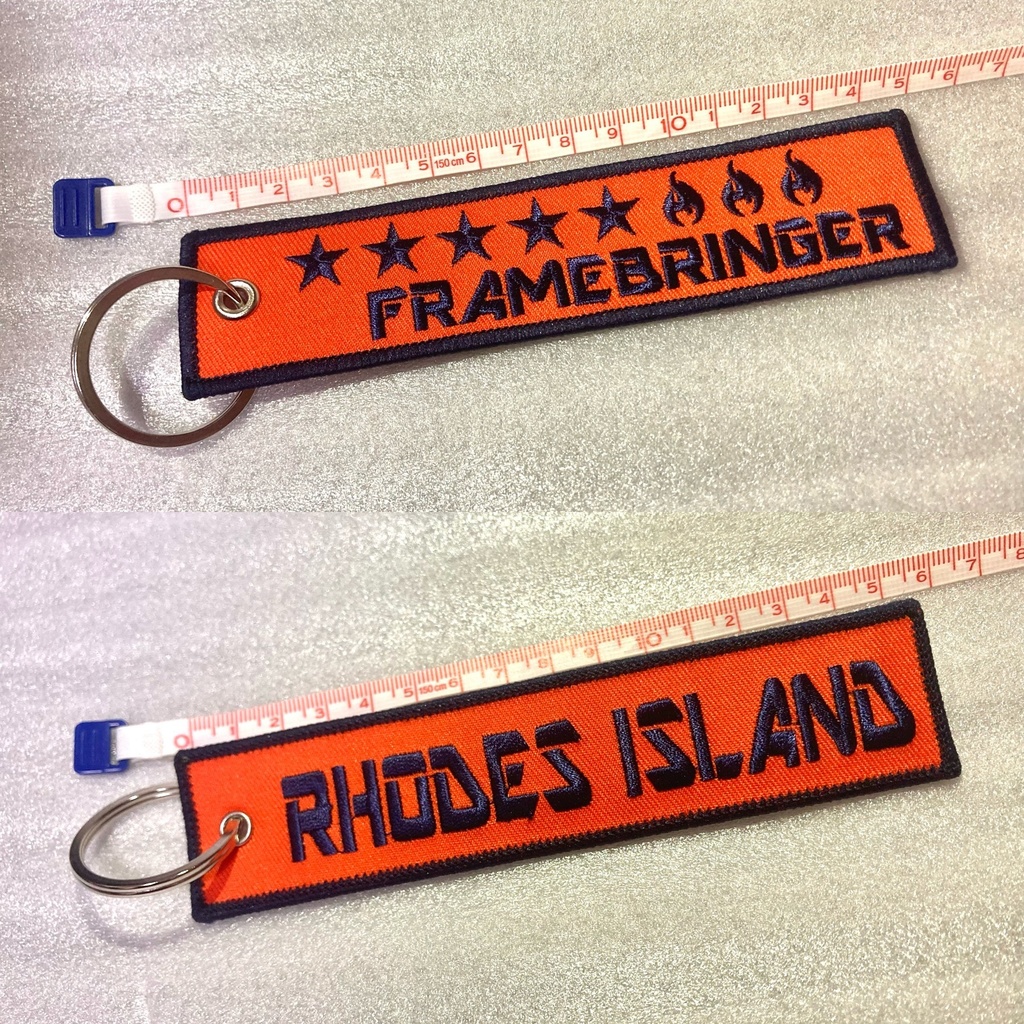 【アークナイツ】エンカクモチーフ刺繍タグ