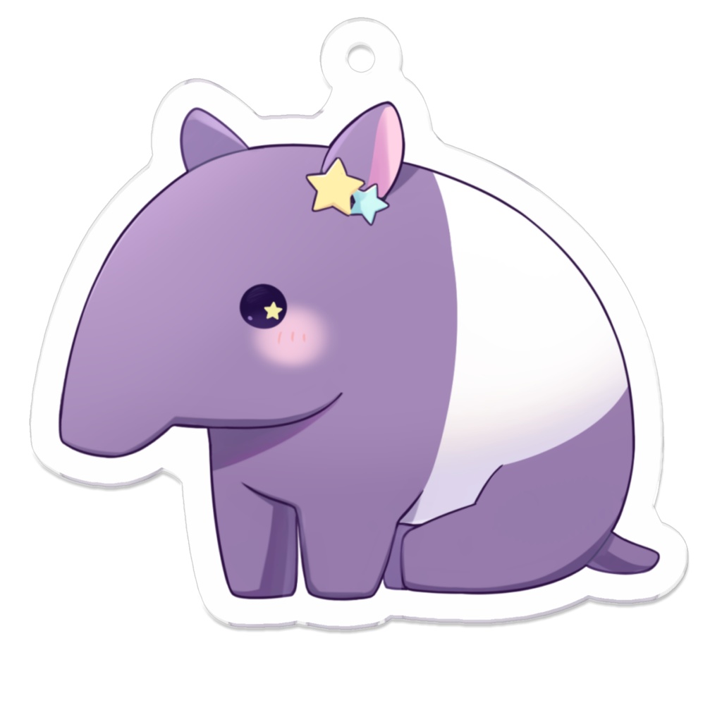 夢乃ねるの監視役 むぅちゃん アクリルキーホルダー