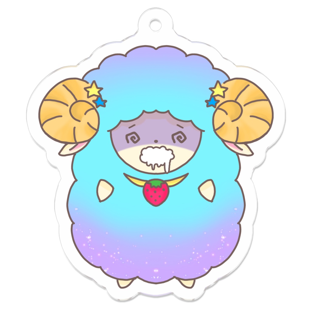 あわふくゆめりす アクリルキーホルダー