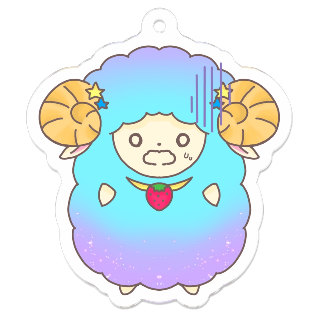 しょうげきゆめりす アクリルキーホルダー