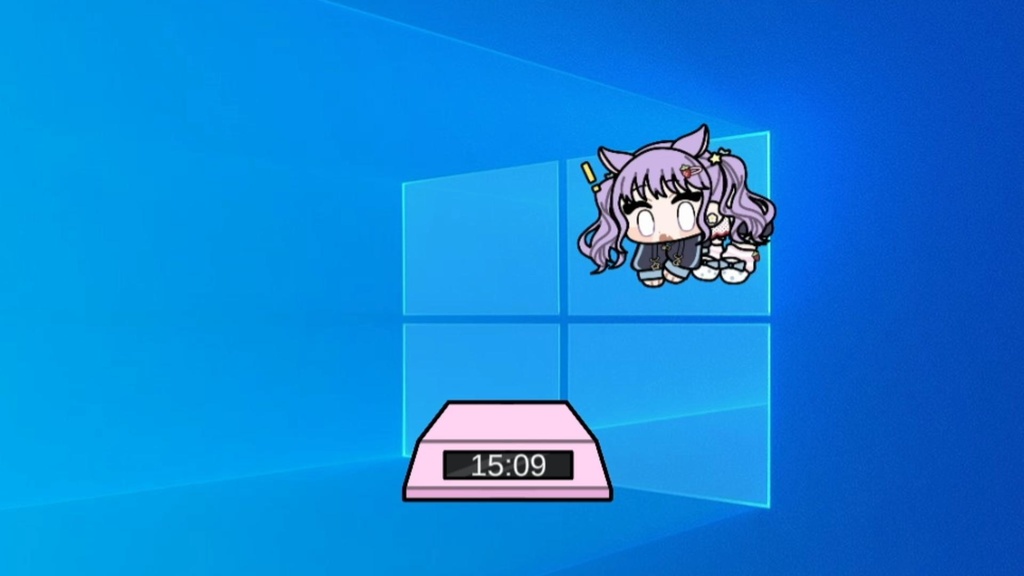 あなたのそばに、ちょこんと「ちびねるのデスクトップマスコット」