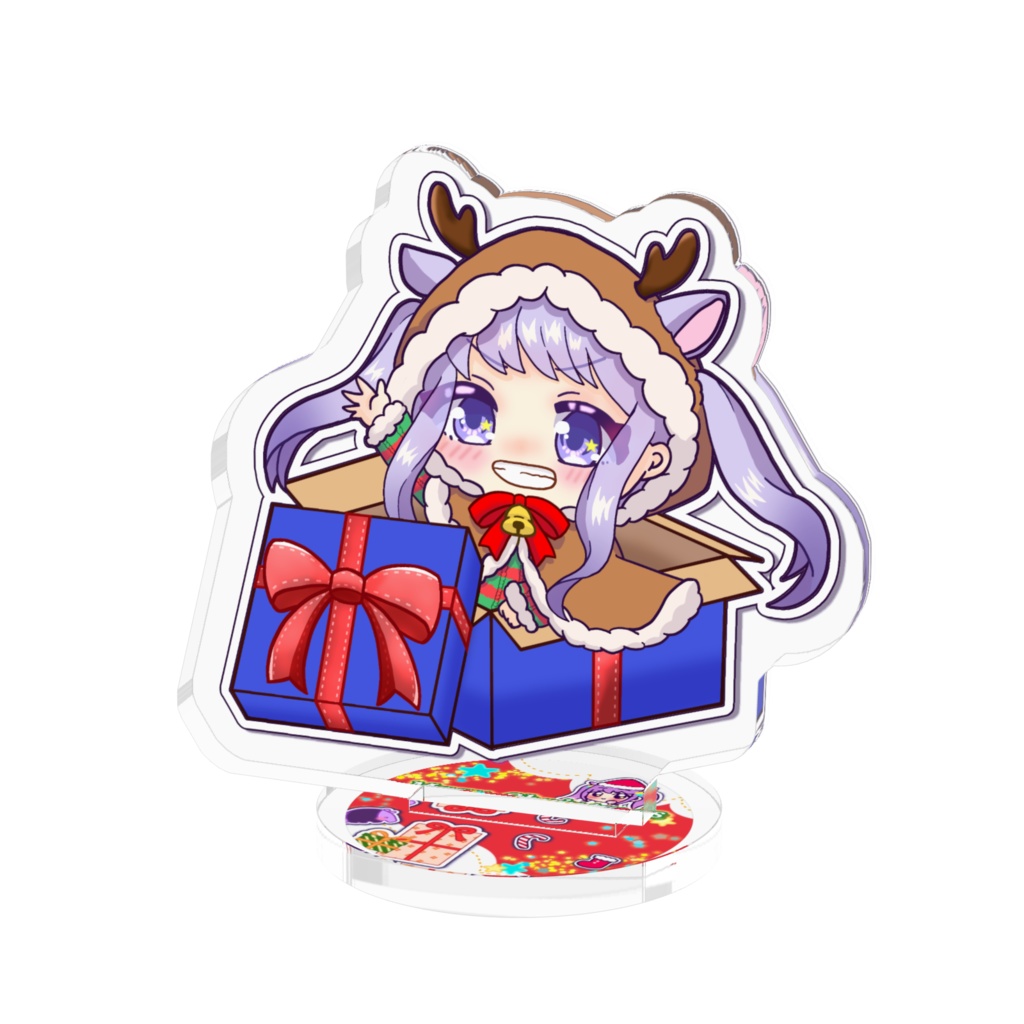 【2025年クリスマス限定グッズ】プレゼントをお届けトナカイねるのアクリルスタンド
