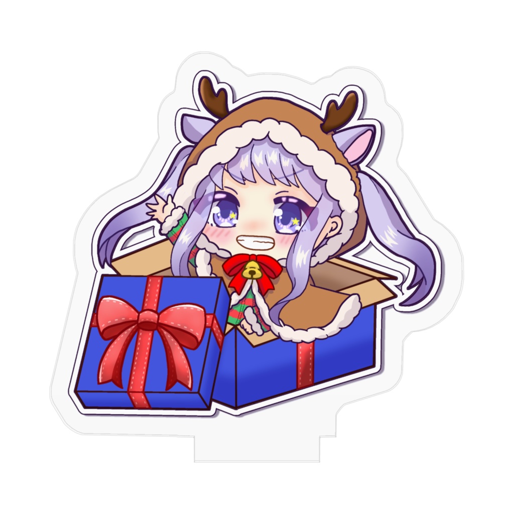 【2025年クリスマス限定グッズ】プレゼントをお届けトナカイねるのアクリルスタンド