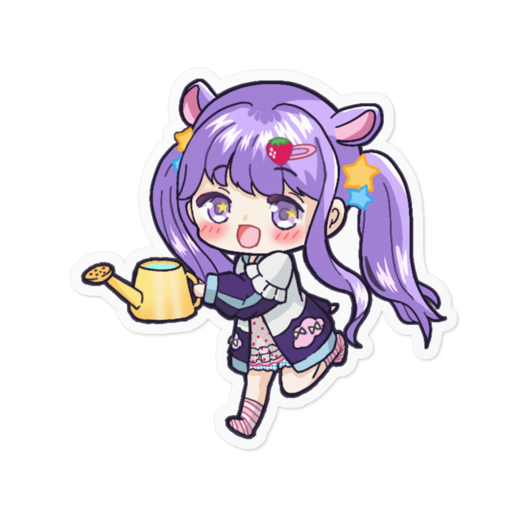 ジョウロで挑む夢乃ねるステッカー