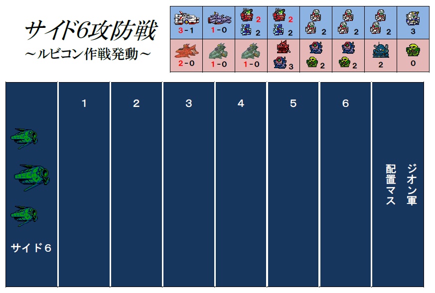サイド６攻防戦　～ルビコン作戦発動～　