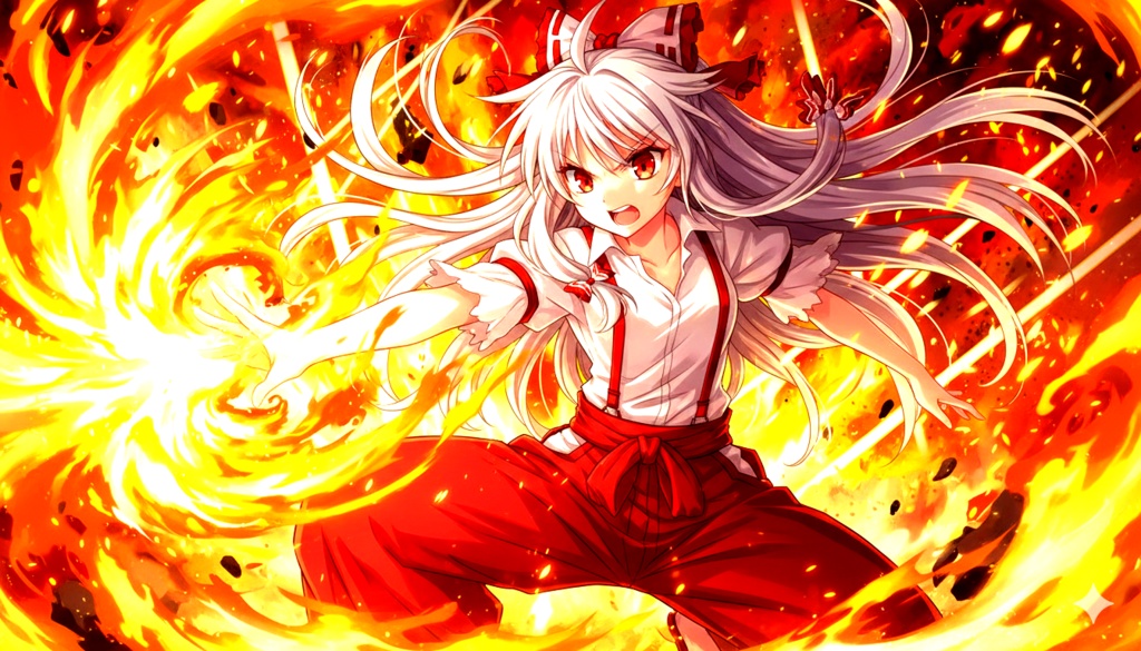 【東方アレンジ】Eternal Ember - 不死の煙、月まで届け