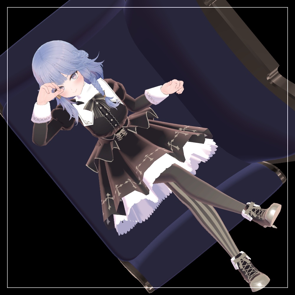 【複数アバター対応】ゴシックベルベット