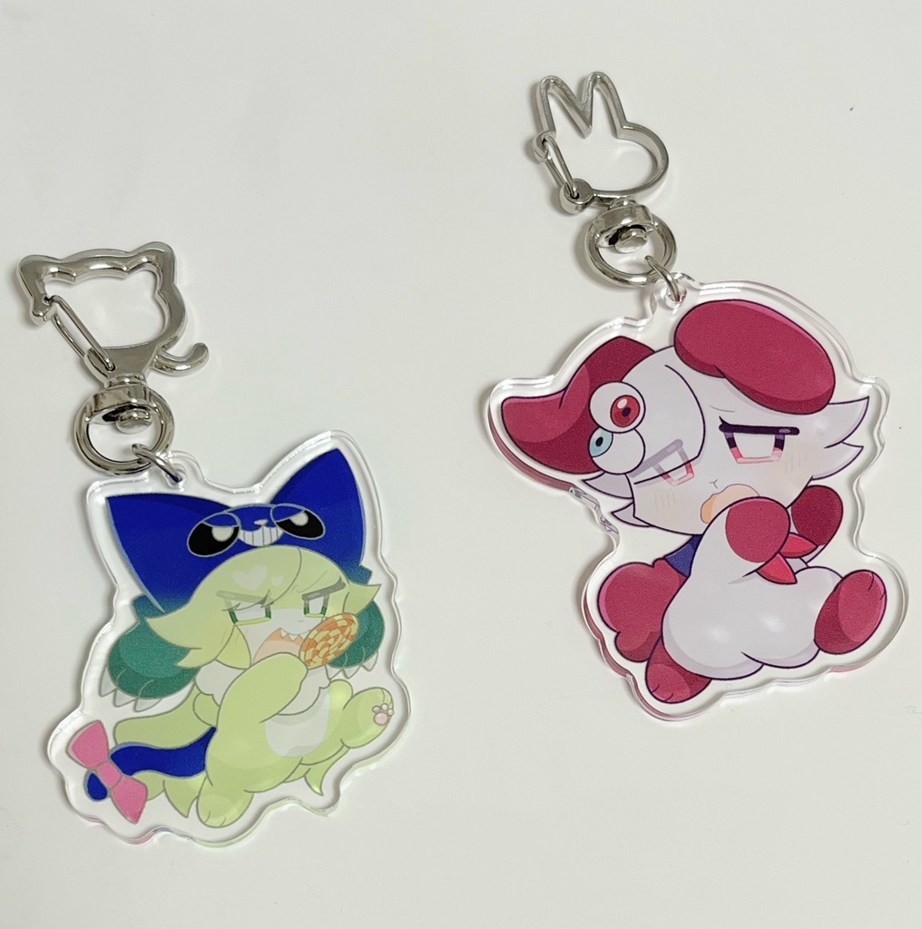 リツ&チエの擬獣化追いかけっこアクリルキーホルダー