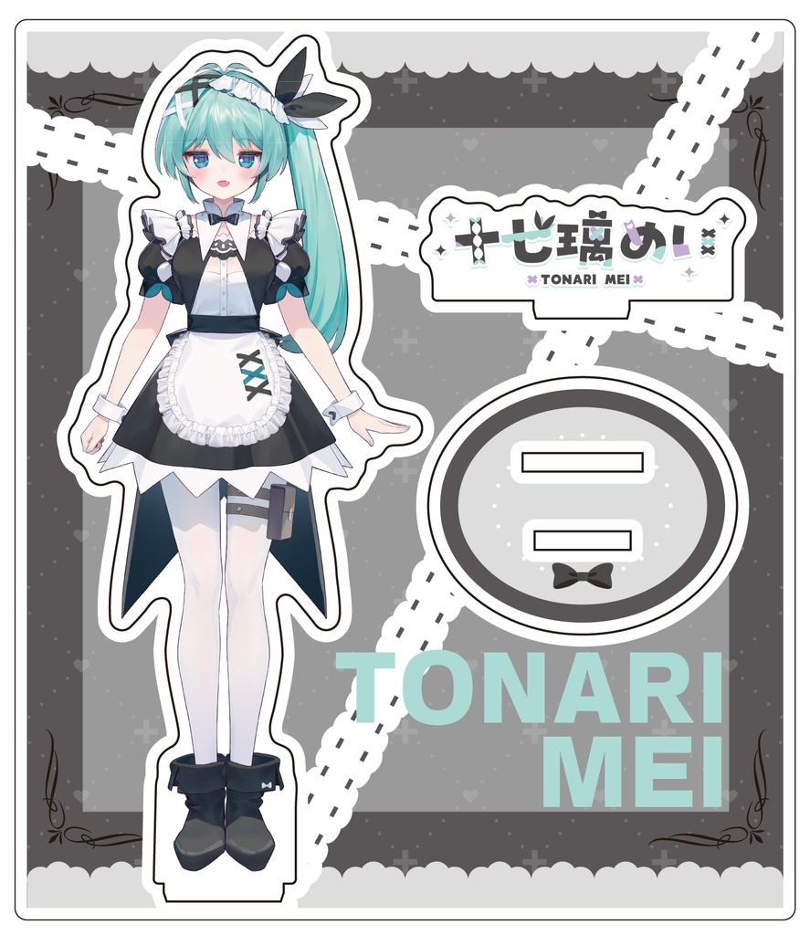 『十七璃めい』活動半年記念 アクリルスタンド