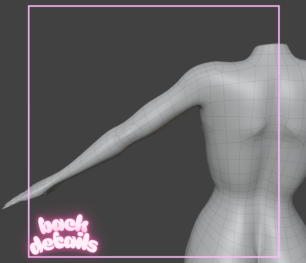 Female Body Mesh (Clean Topology)