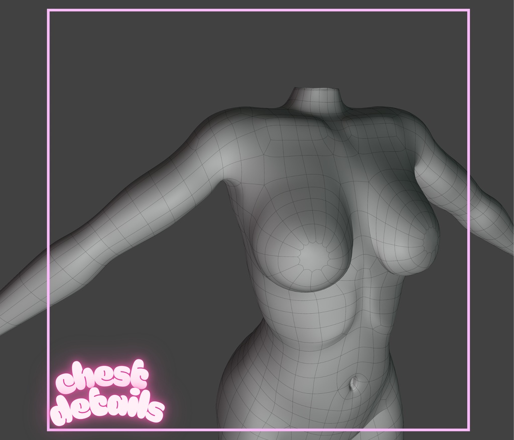 Female Body Mesh (Clean Topology)