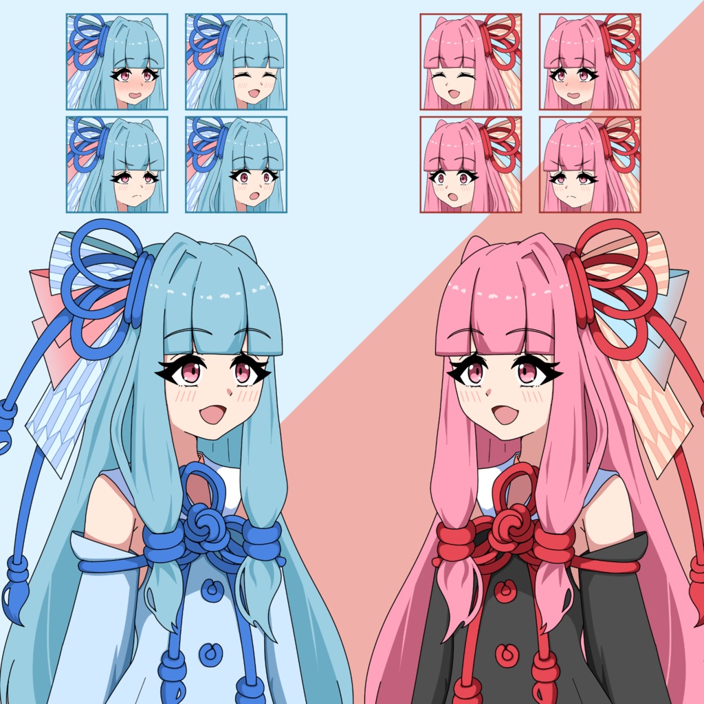 琴葉姉妹　立ち絵素材