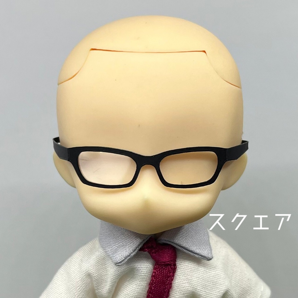 【1/12サイズ】薄型メガネ