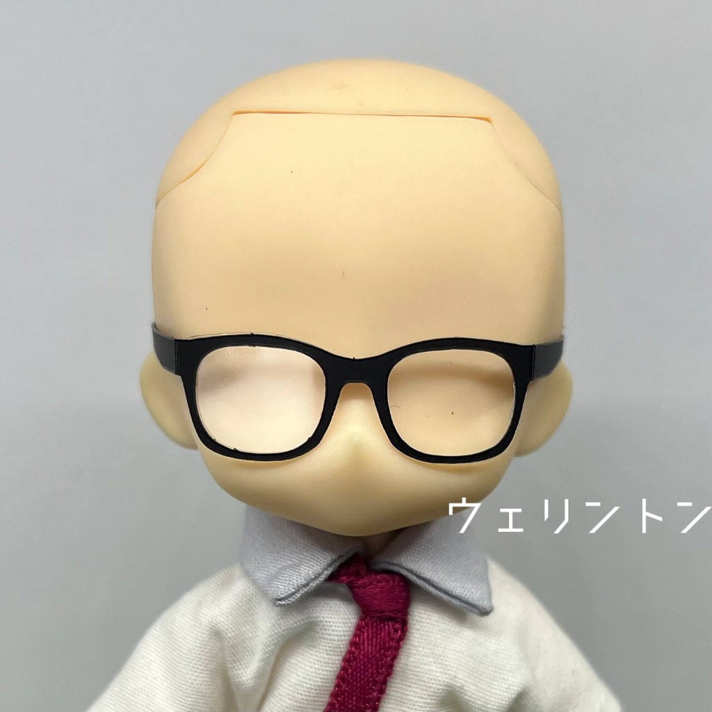 【1/12サイズ】薄型メガネ