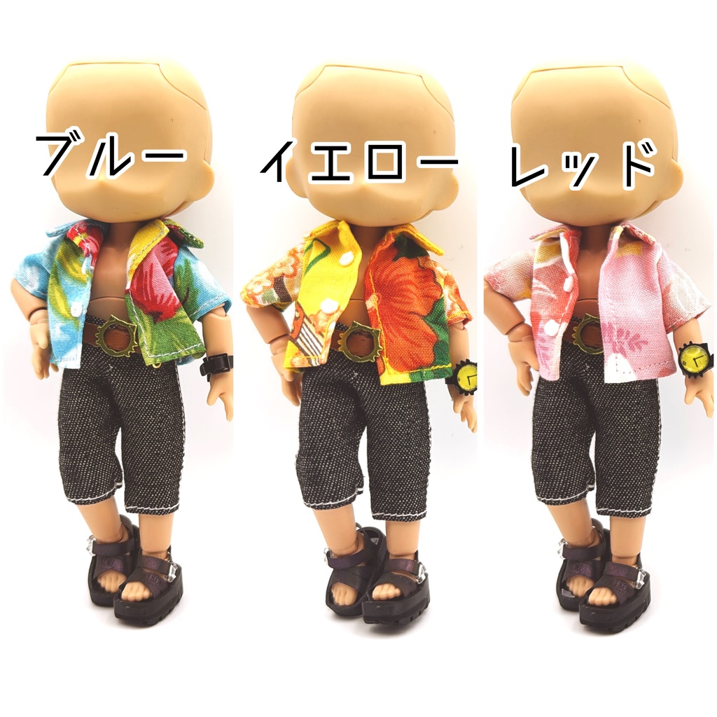【オビツ11サイズ】海辺のアロハセット