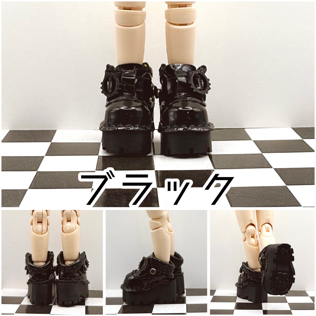 【オビツ11サイズ】超厚底サボシューズ