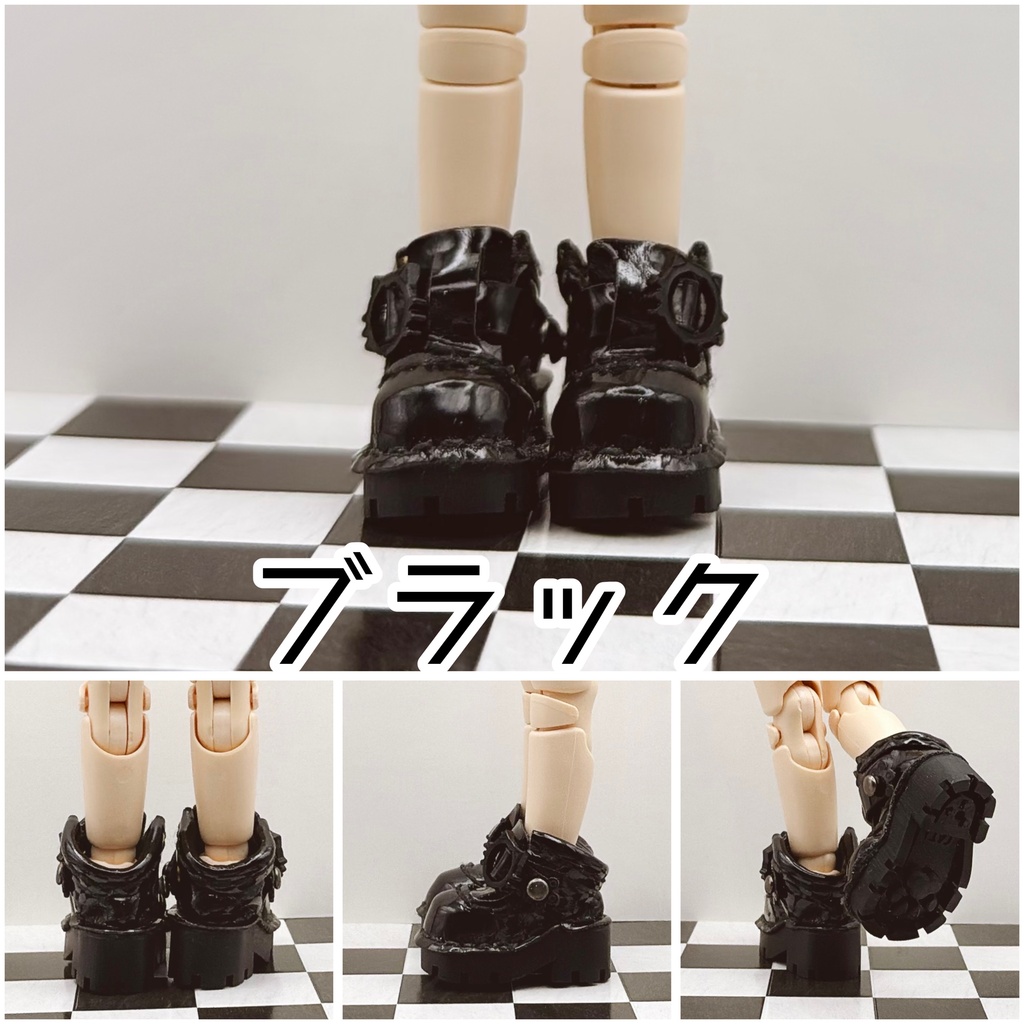 【オビツ11サイズ】厚底サボシューズ