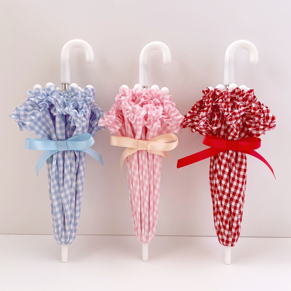 ドール用日傘 ギンガムチェック柄