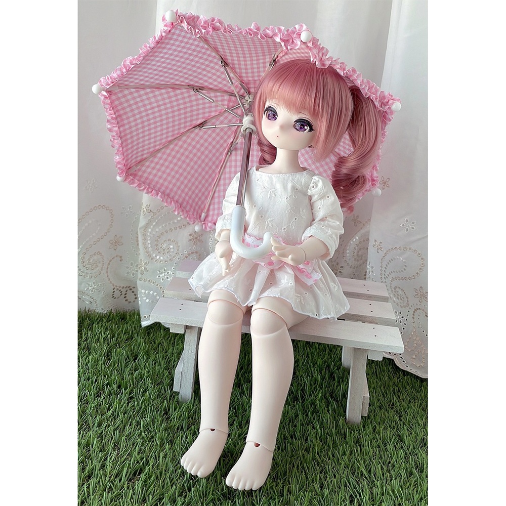 ドール用日傘 ギンガムチェック柄