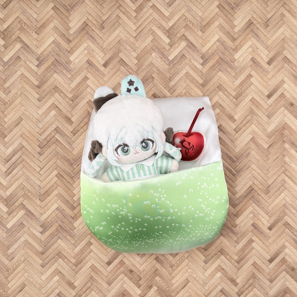 ソーダのお布団10〜15センチぬいちゃん用