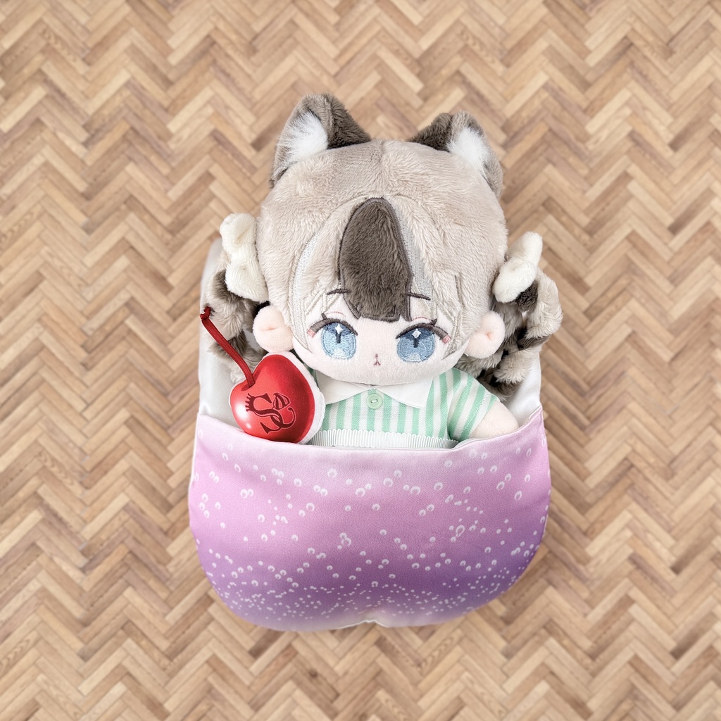 ソーダのお布団10〜15センチぬいちゃん用