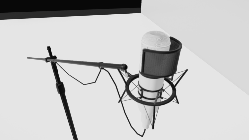 【無料MMD】THE FIRST TAKE風スタジオ&マイクセット