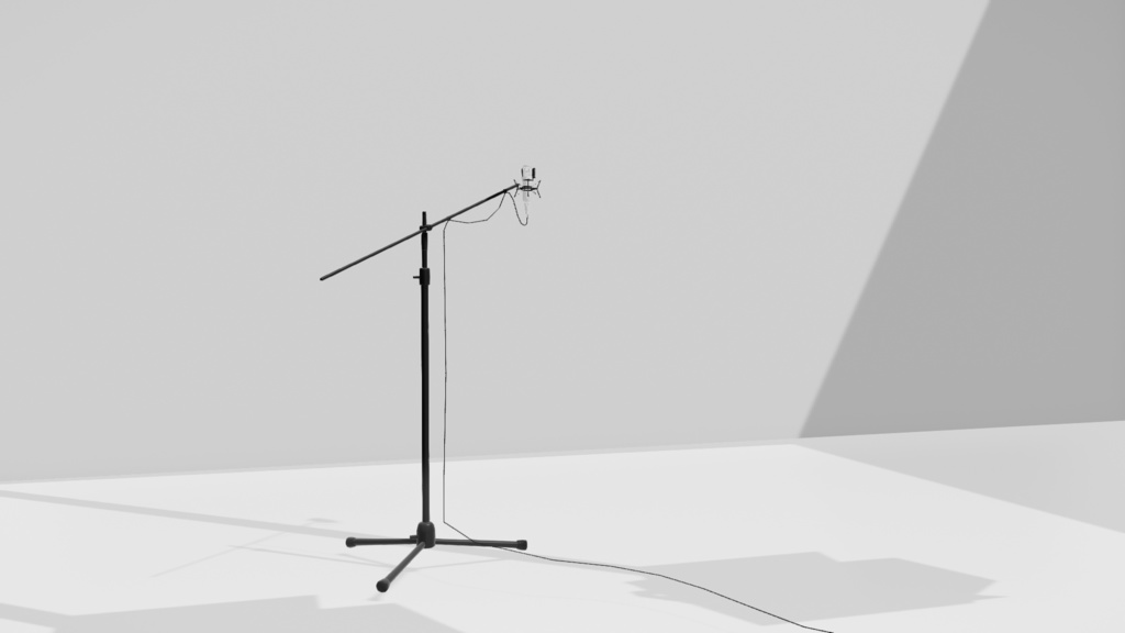 【無料MMD】THE FIRST TAKE風スタジオ&マイクセット