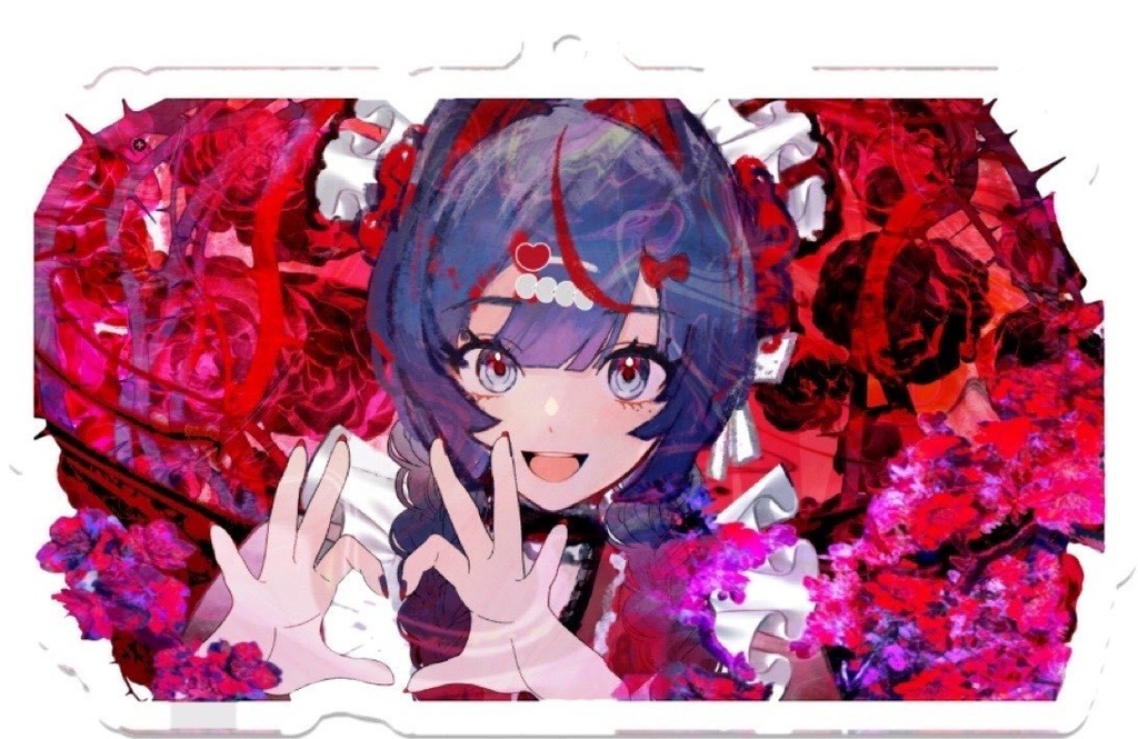 緋薔薇にんアクリルキーホルダー