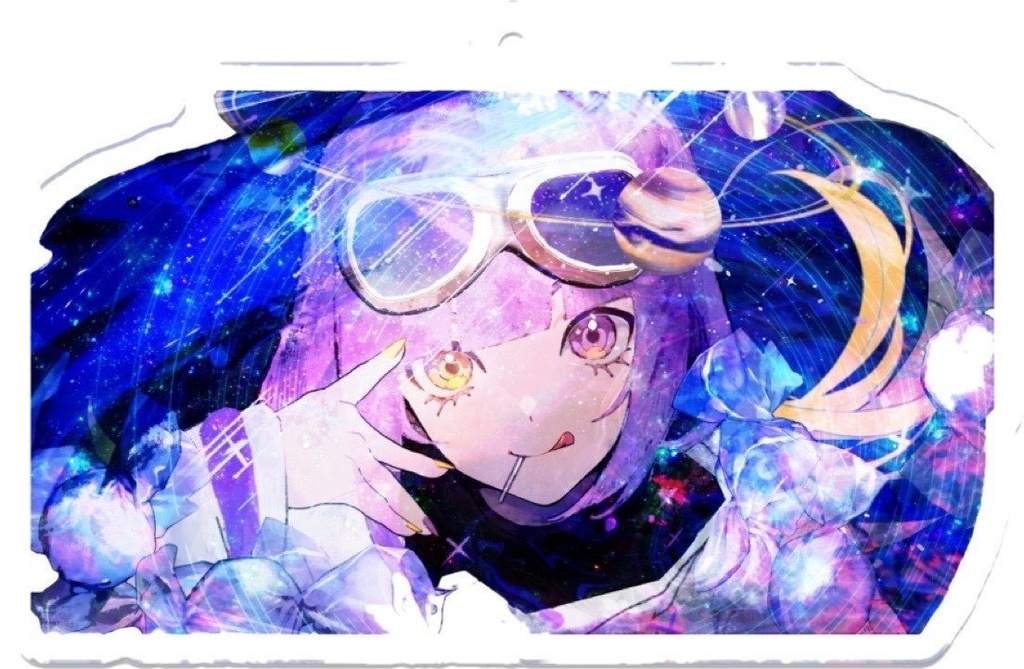 宙星きくアクリルキーホルダー