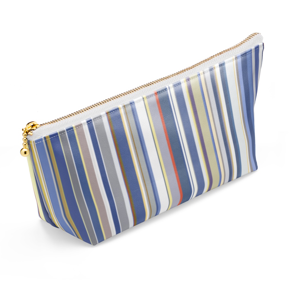 【三日月宗近モチーフ】ストライプ柄ポーチ