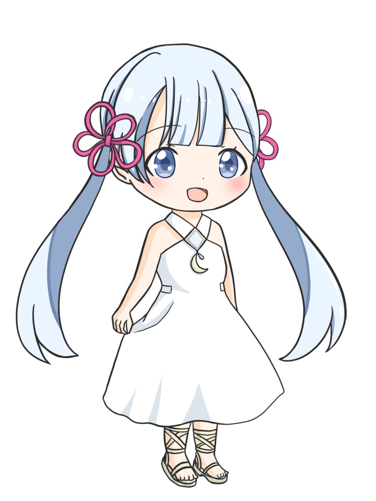 デフォルメつくよみちゃんの立ち絵