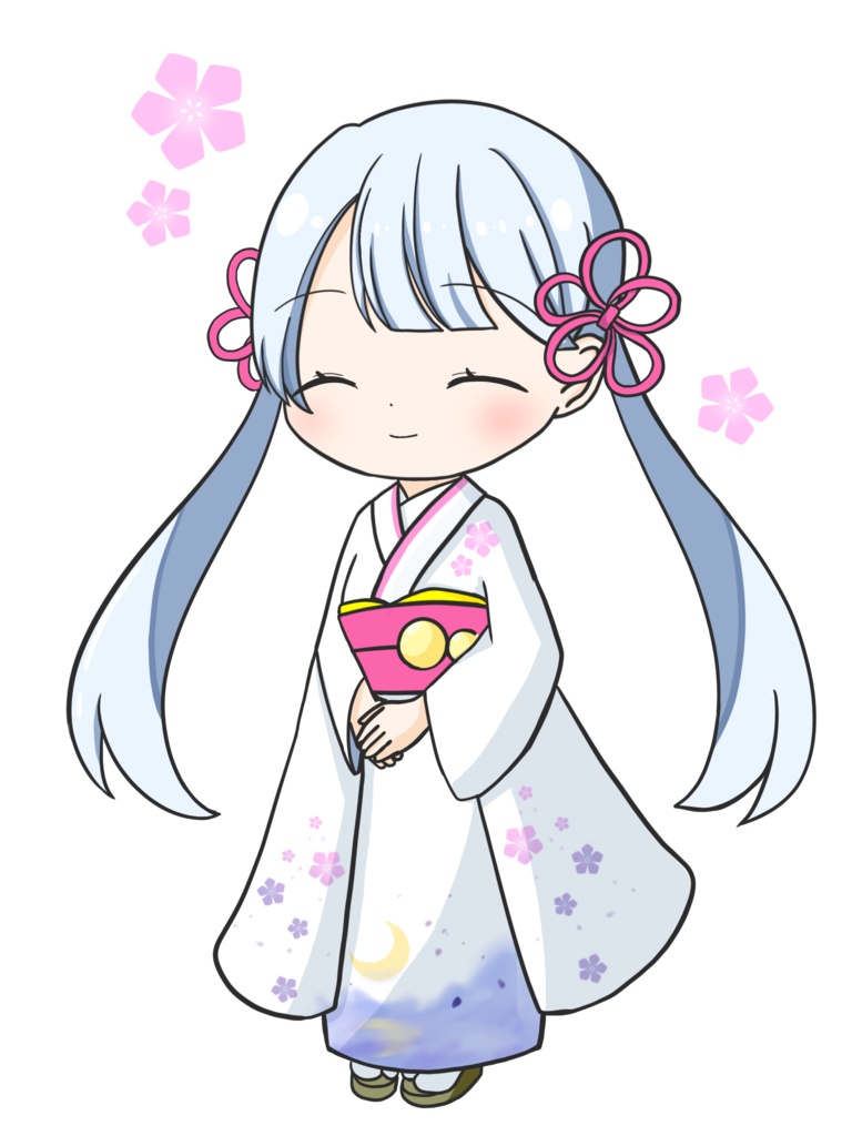 デフォルメつくよみちゃんの立ち絵