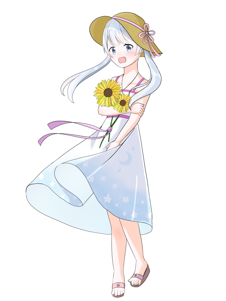 夏服つくよみちゃんの立ち絵