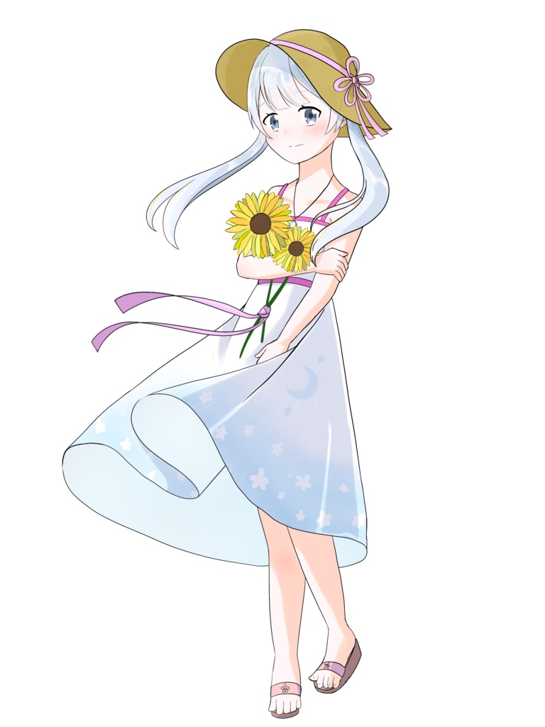 夏服つくよみちゃんの立ち絵